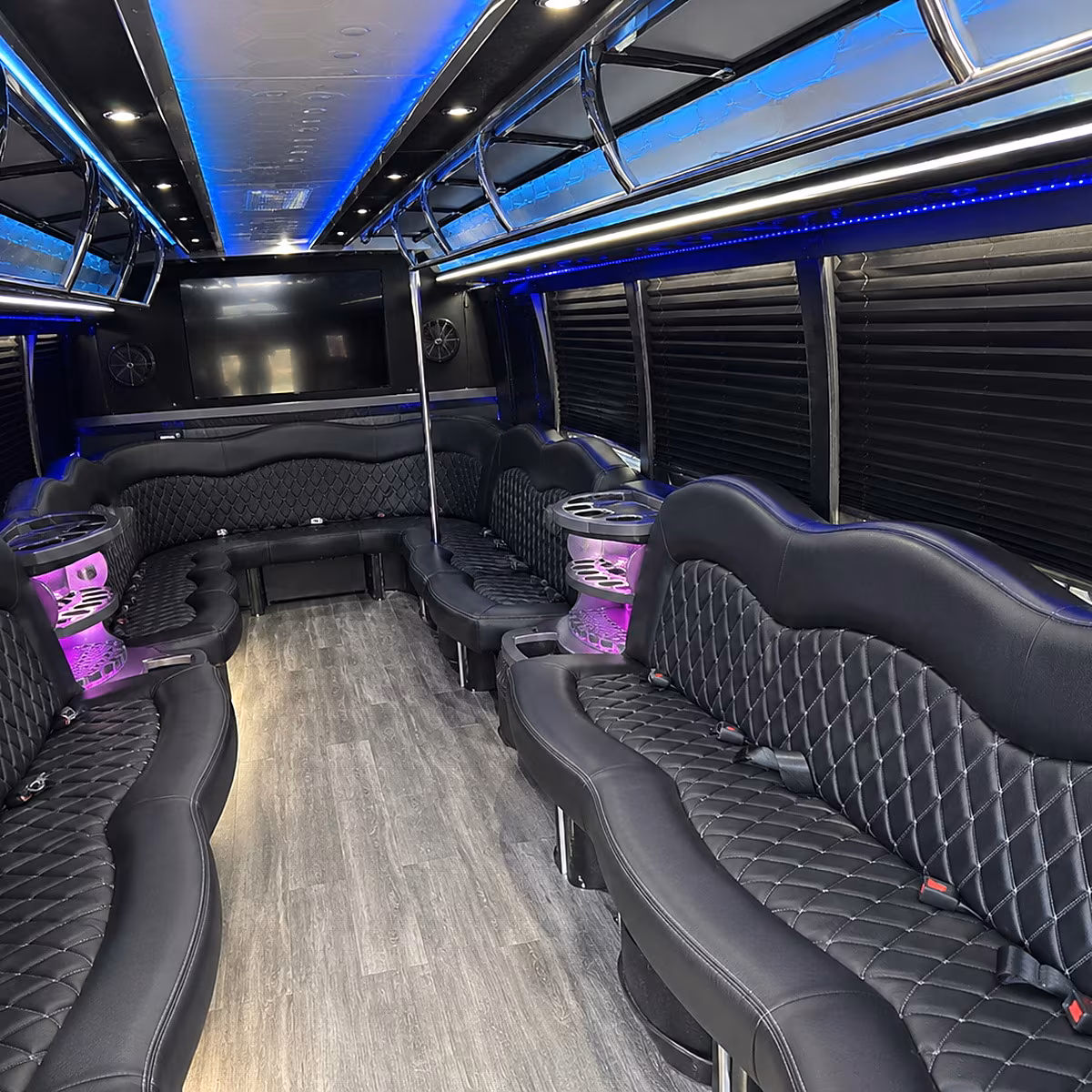 eden prairie party bus rentals inside