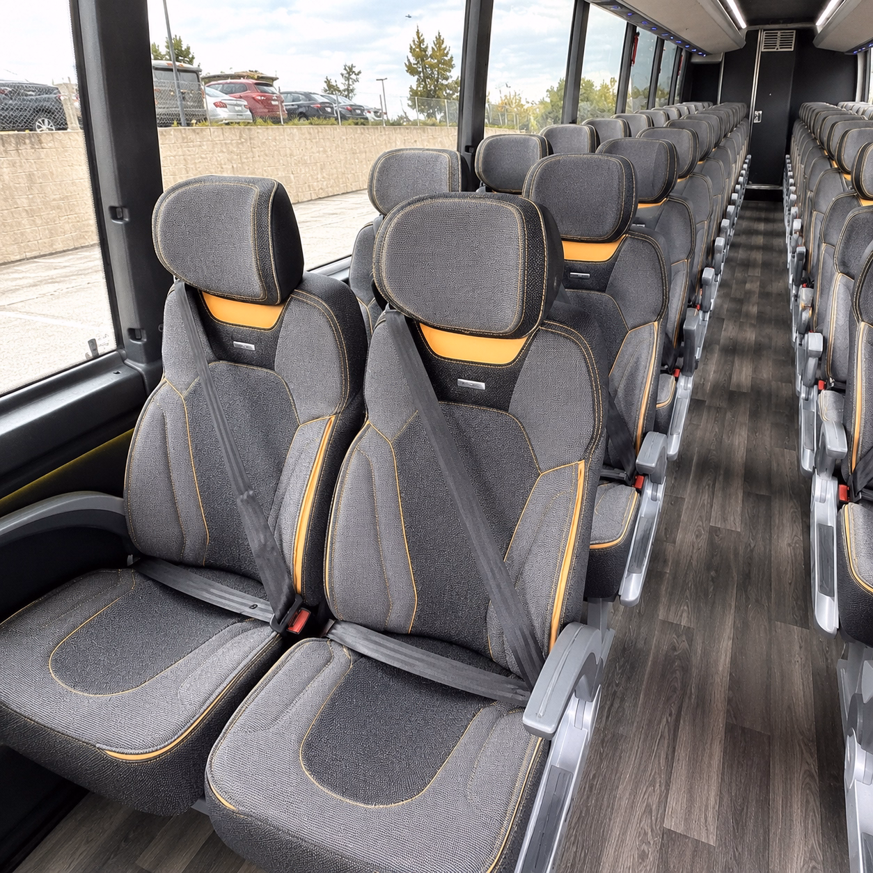 eden prairie prom transportation onboard seating
