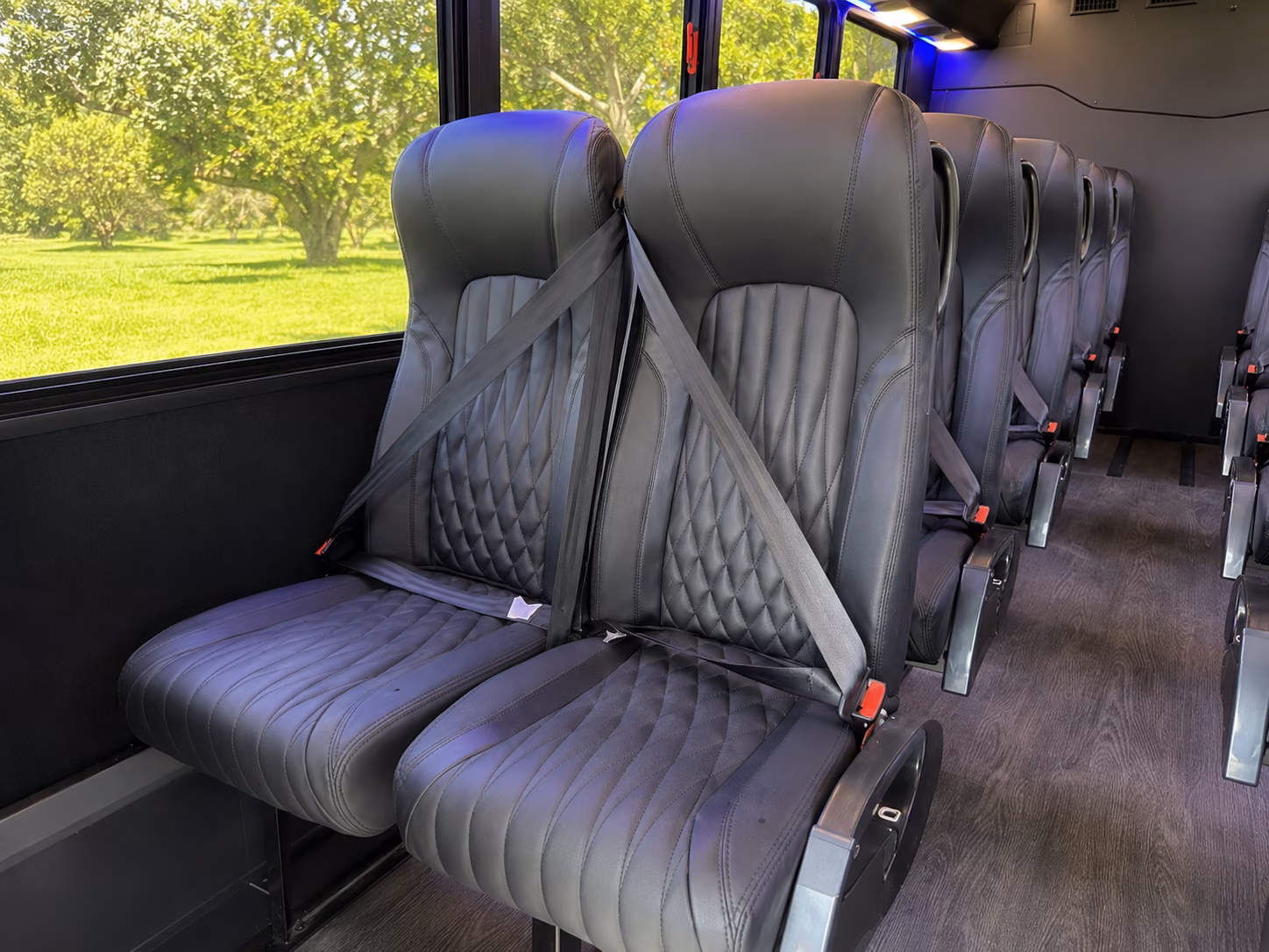 eden prairie wine tour brewery transportation onboard