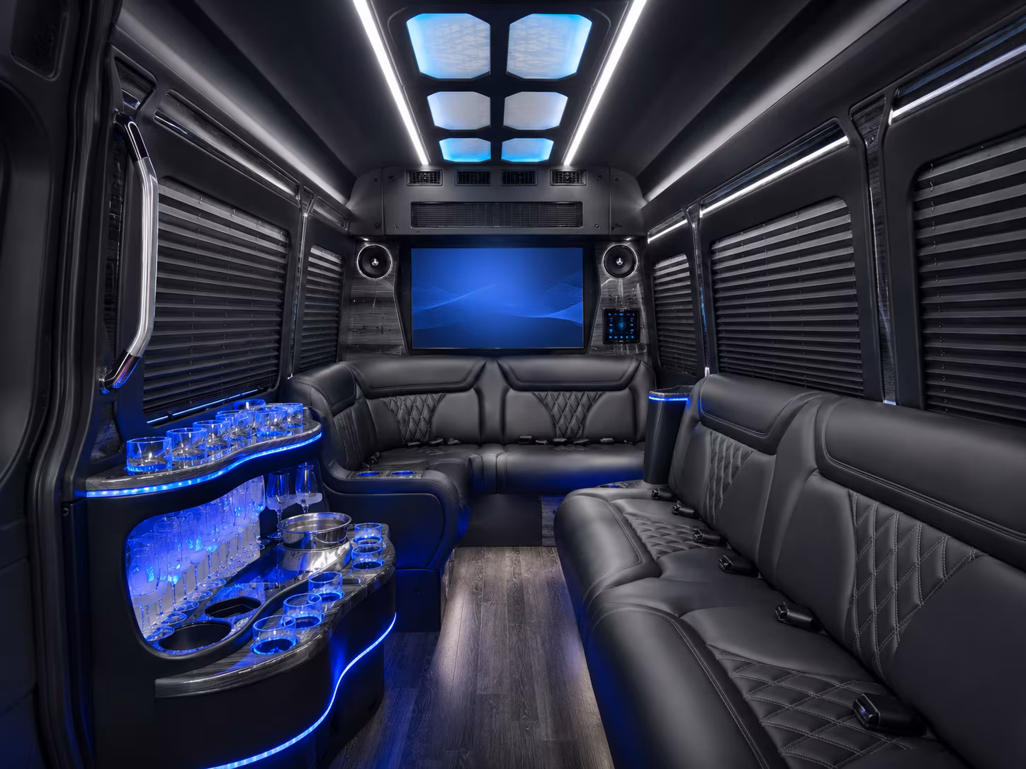 instead of multiple cars book one bus for retreats and conferences