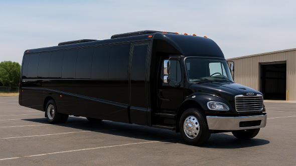 Exterior of Charter Bus Company Eden Prairie's 18 Passenger Minibus in Eden Prairie