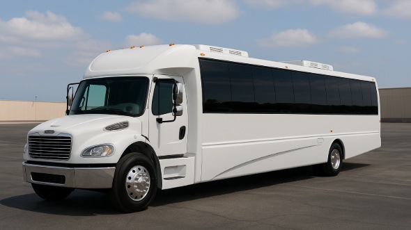 Exterior of Charter Bus Company Eden Prairie's 20 Passenger Mini bus in Eden Prairie