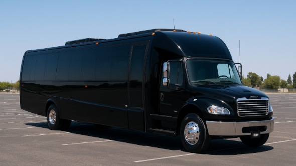 Exterior of Charter Bus Company Saint Paul's 28 Passenger Mini bus in Saint Paul