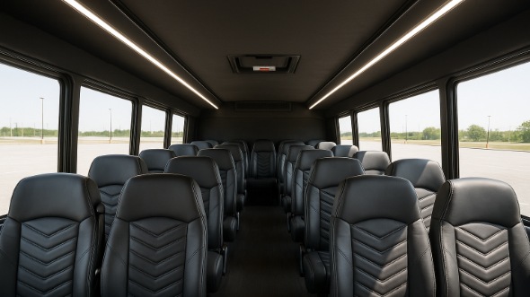 eden prairie 15 passenger minibus inside