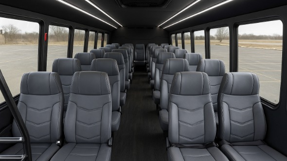 eden prairie 25 passenger minibus inside
