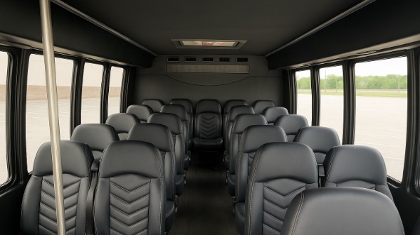 eden prairie 28 passenger minibus inside