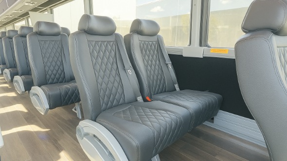 eden prairie 35 passenger minibus inside
