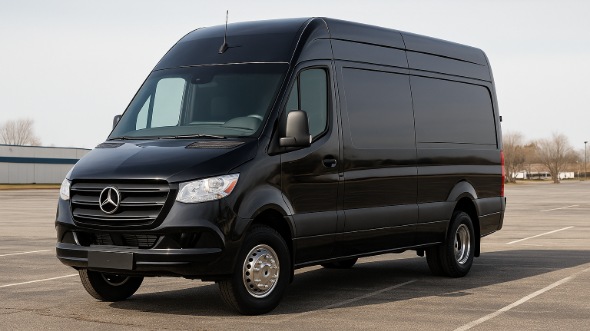 Exterior of Charter Bus Company Eden Prairie's Sprinter Limo in Eden Prairie